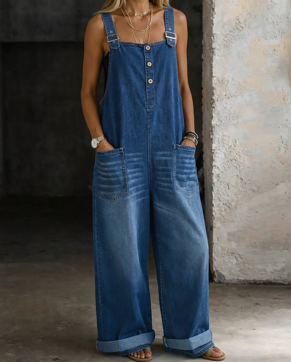 Brooke | Pocket Bib Denim Overalls – Northern Label